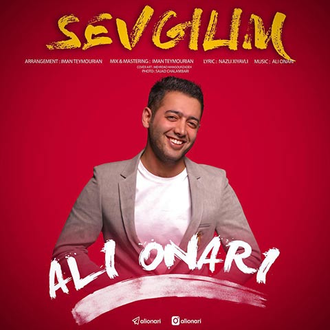 دانلود آهنگ شاد ترکی جدید علی اُناری بنام سوگیلیم