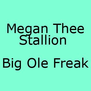 آهنگ جدید Big Ole Freak Megan Thee Stallion
