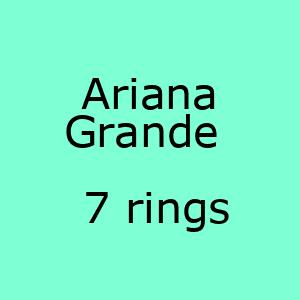 آهنگ جدید 7 rings Ariana Grande